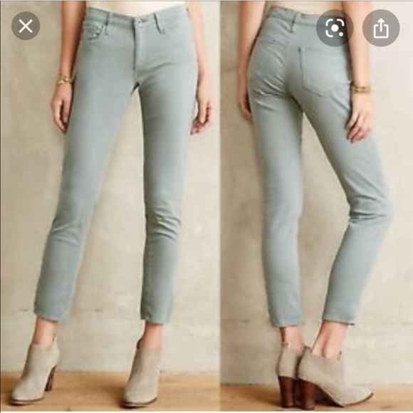 AG Adriano Goldschmied Stevie Ankle Jean in Sage - Picture 2 of 7